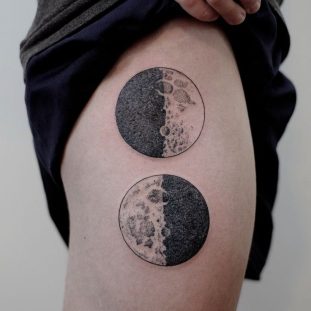 25 Beautiful Moon Tattoos for Women – Pulptastic