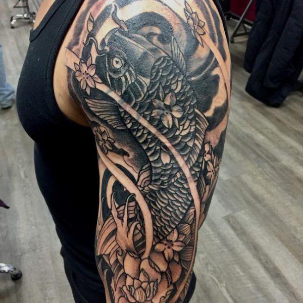 25 Koi Fish Tattoo Ideas For Men - Pulptastic
