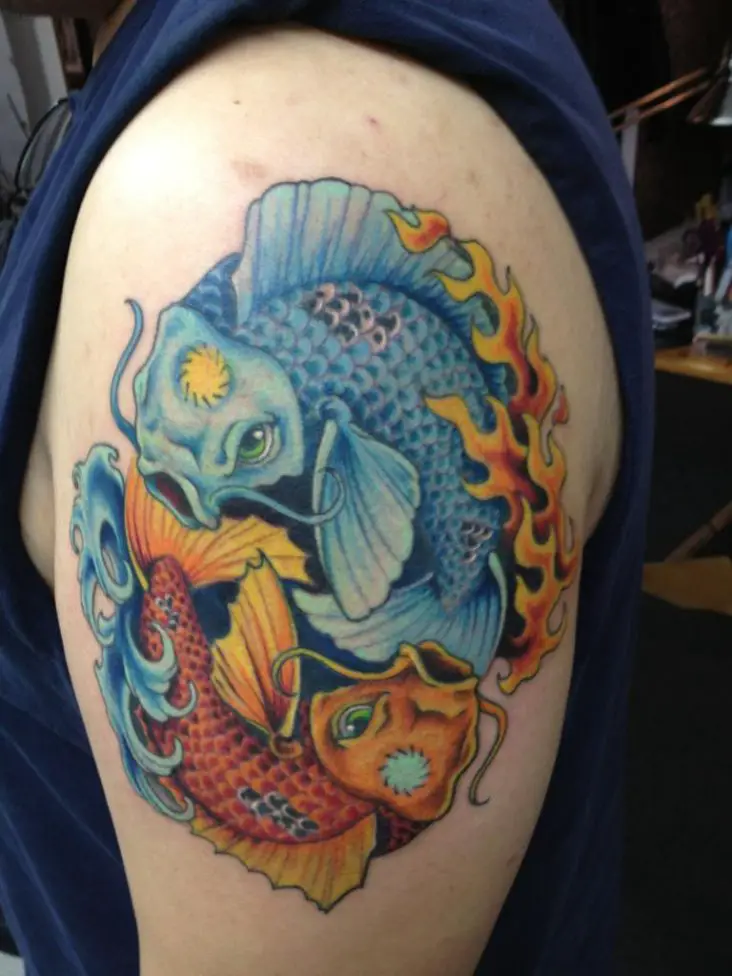 25 Koi Fish Tattoo Ideas For Men – Pulptastic