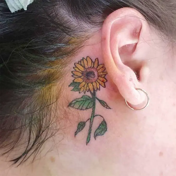 30 Best Sunflower Tattoos For Women (2022) - Pulptastic