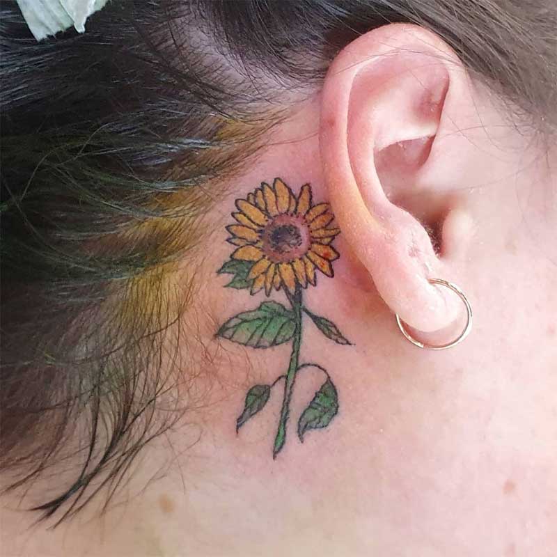 30 Best Sunflower Tattoos For Women (2021)