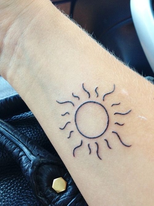 25 Best Sun Tattoo Designs For Women