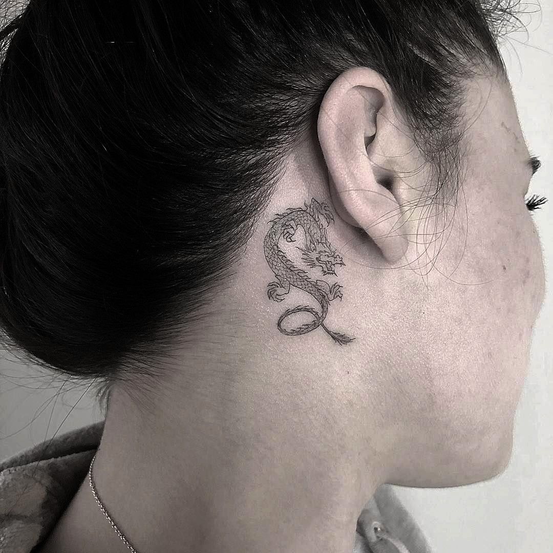 55 Incredible Ear Tattoos  Art and Design