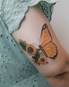 30 Best Sunflower Tattoos For Women (2021)