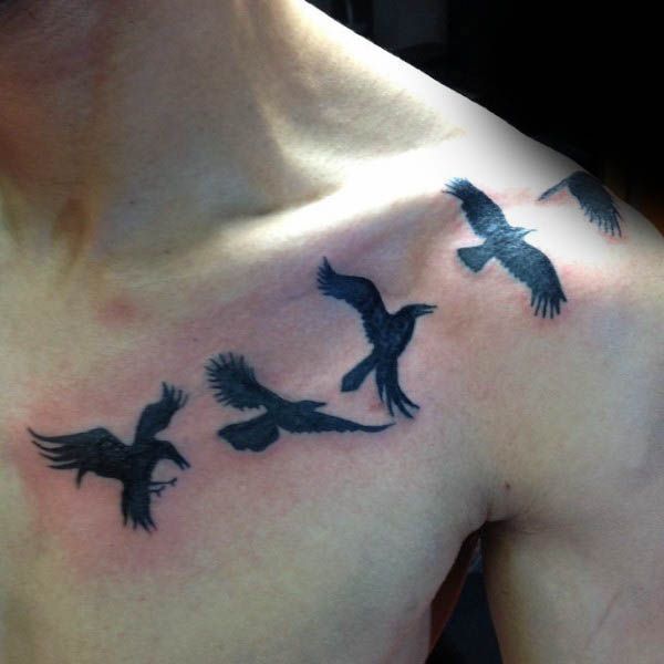 Sillhouette Bird Tattoo Designs  ClipArt Best