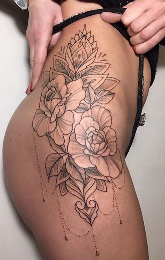 25 Sexy Thigh Tattoos For Women Pulptastic 