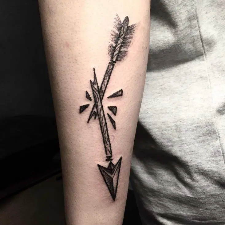 30 Arrow Tattoos For Women Who Strive - Pulptastic