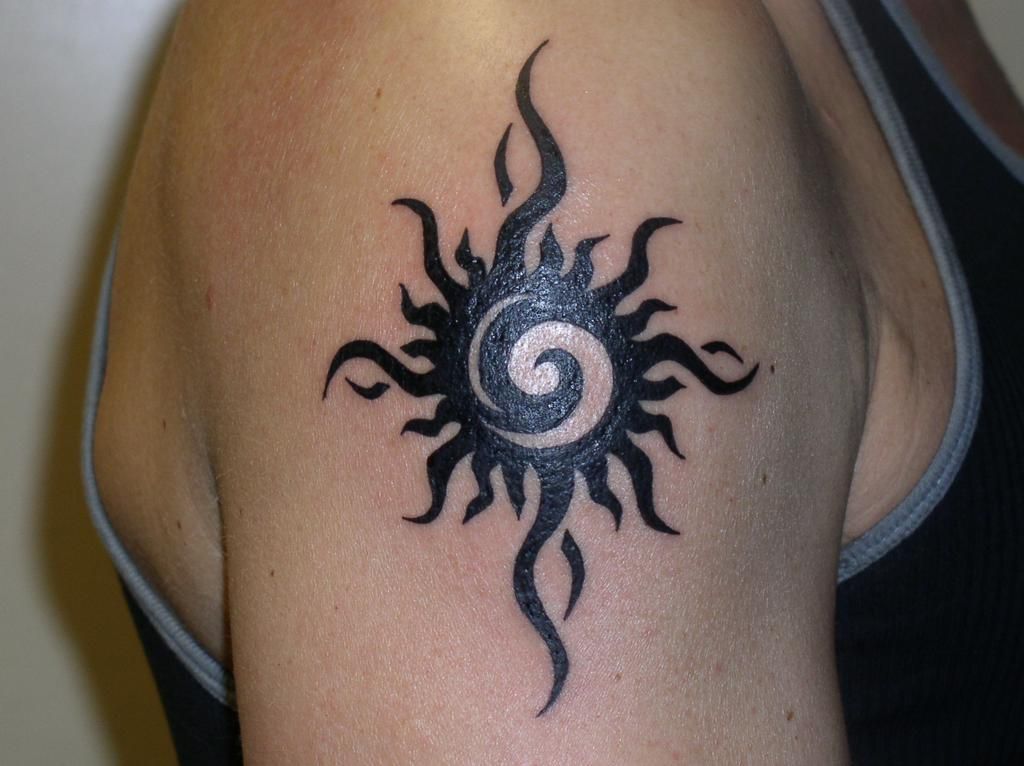 25 Best Sun Tattoo Designs For Women