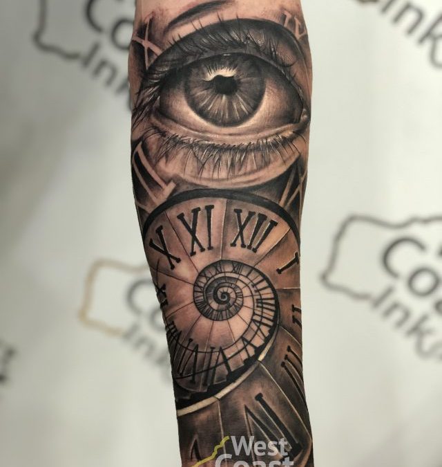 25 Timeless Clock Tattoo Designs For Men