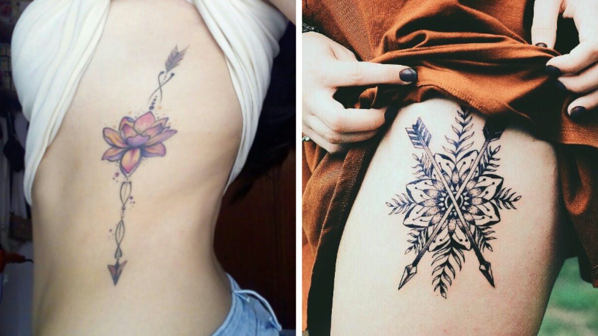 30 Arrow Tattoos For Women Who Strive - Pulptastic