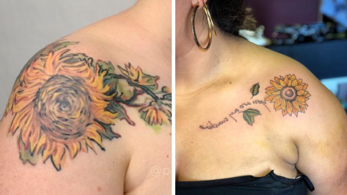 30 Best Sunflower Tattoos For Women (2022) - Pulptastic
