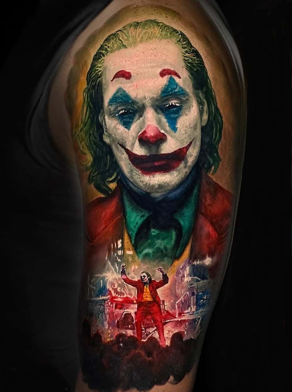13. Portrait Sleeve Tattoo.