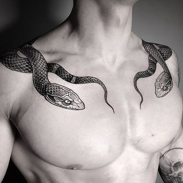 20 Best Collarbone Tattoos for Men  Pulptastic