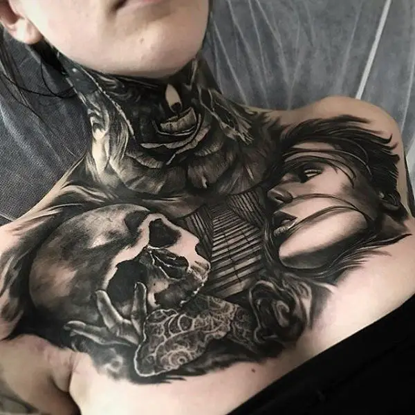 60 Best Chest Tattoos For Women (2021)