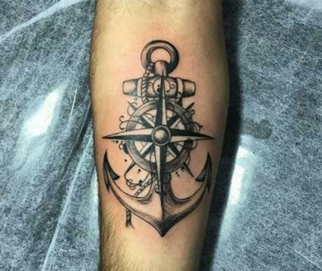 25 Brilliant Compass Tattoos for Men Pulptastic