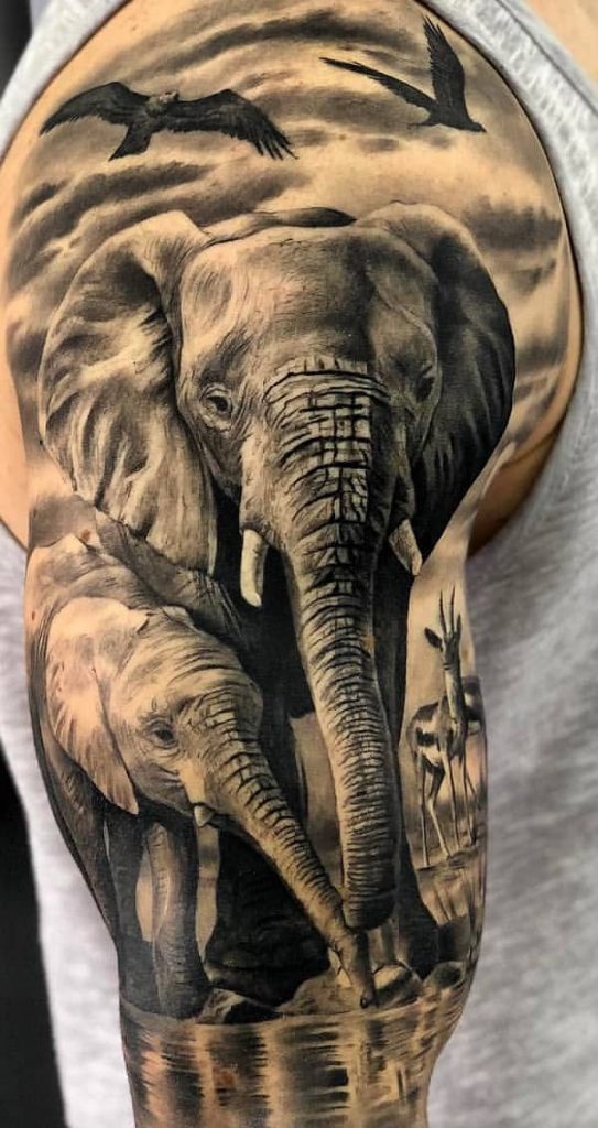 25 Brilliant Elephant Tattoo Design Ideas & Meanings - Pulptastic