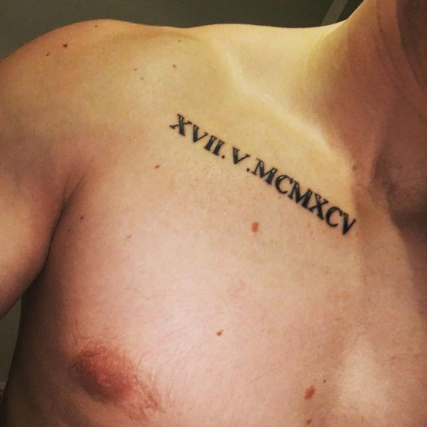 63 Lovely Roman Numeral Shoulder Tattoos