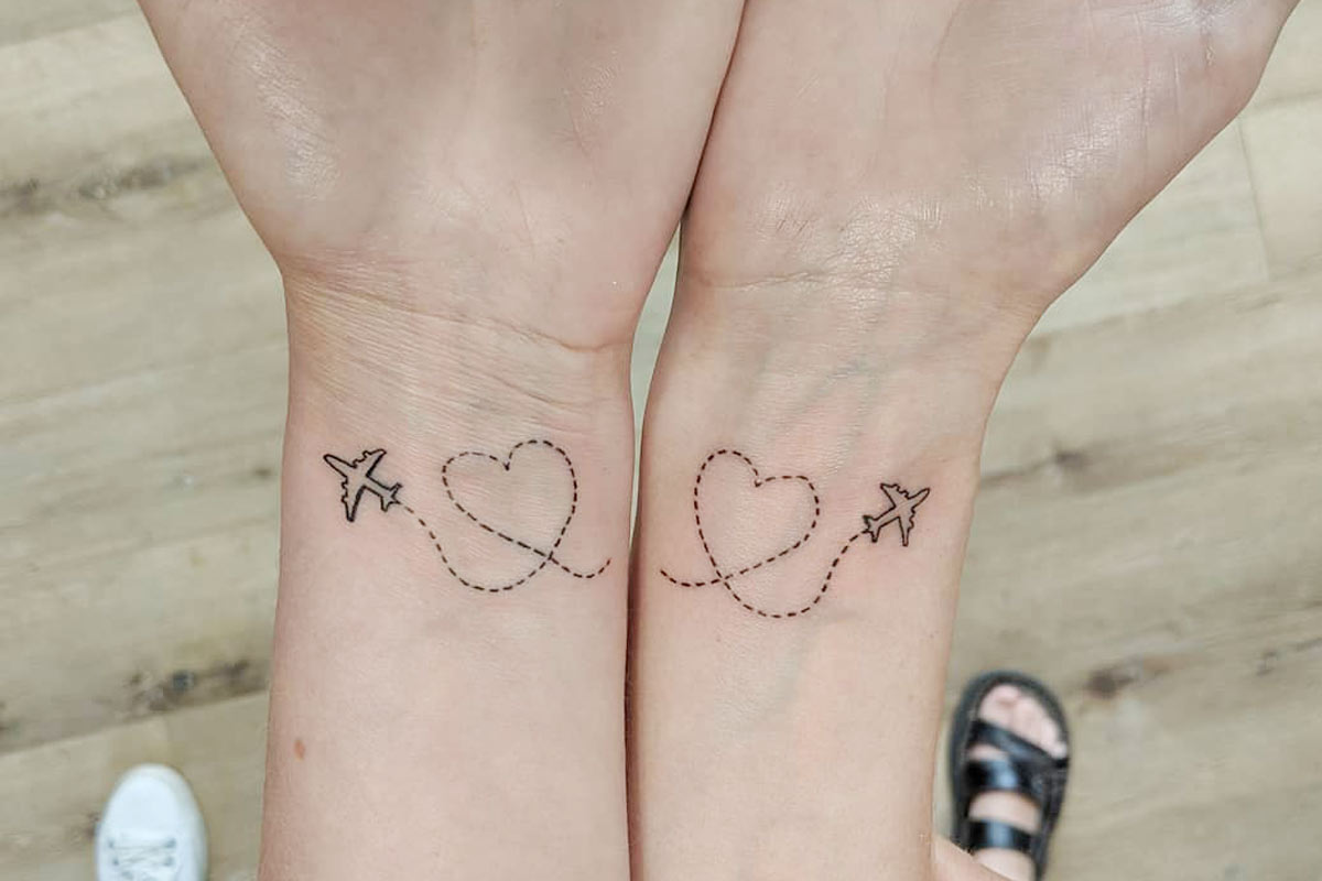 friendship travel tattoos