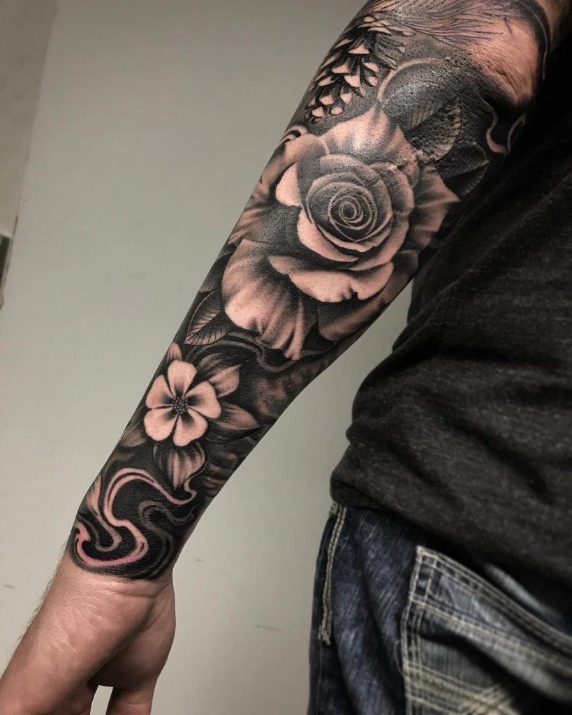 Update 79+ flower sleeve tattoo men - esthdonghoadian