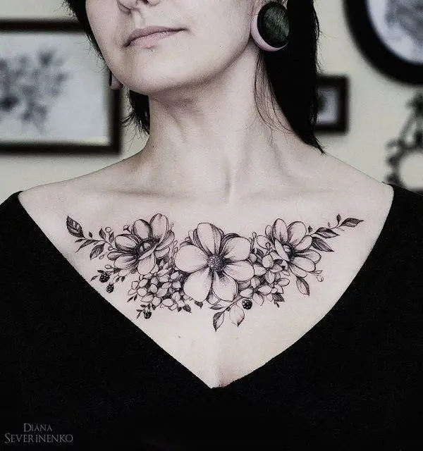 50 Best Chest Tattoos for Women in 2023  The Trend Spotter