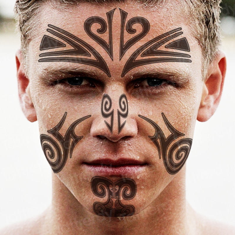 Pin by ॐ juno junkpirate ॐ on dread heads 3  Face tattoos Facial tattoos  Tribal makeup