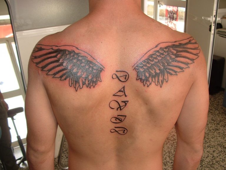 25 Stunning Angel Wing Tattoos For Men Pulptastic