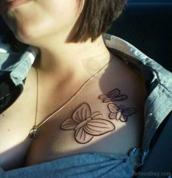 37. simple chest tattoo