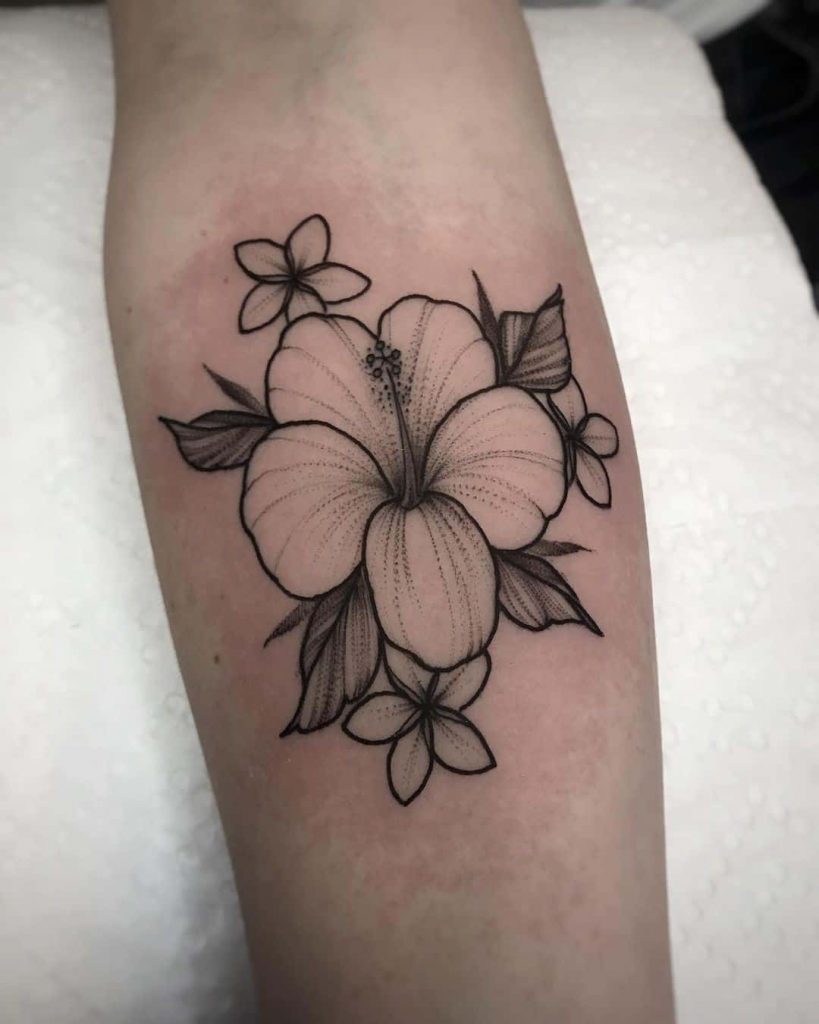 25 Stunning Hibiscus Flower Tattoos For Women