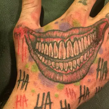 Fastest Joker Hand Tattoo