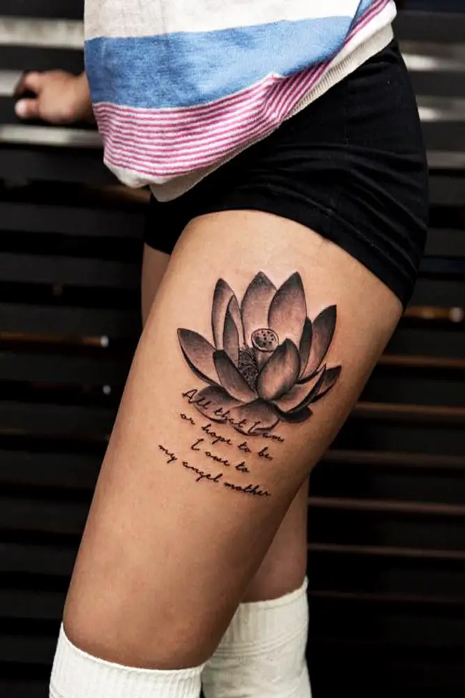 30 Lotus Flower Tattoo Ideas For Spiritual Women