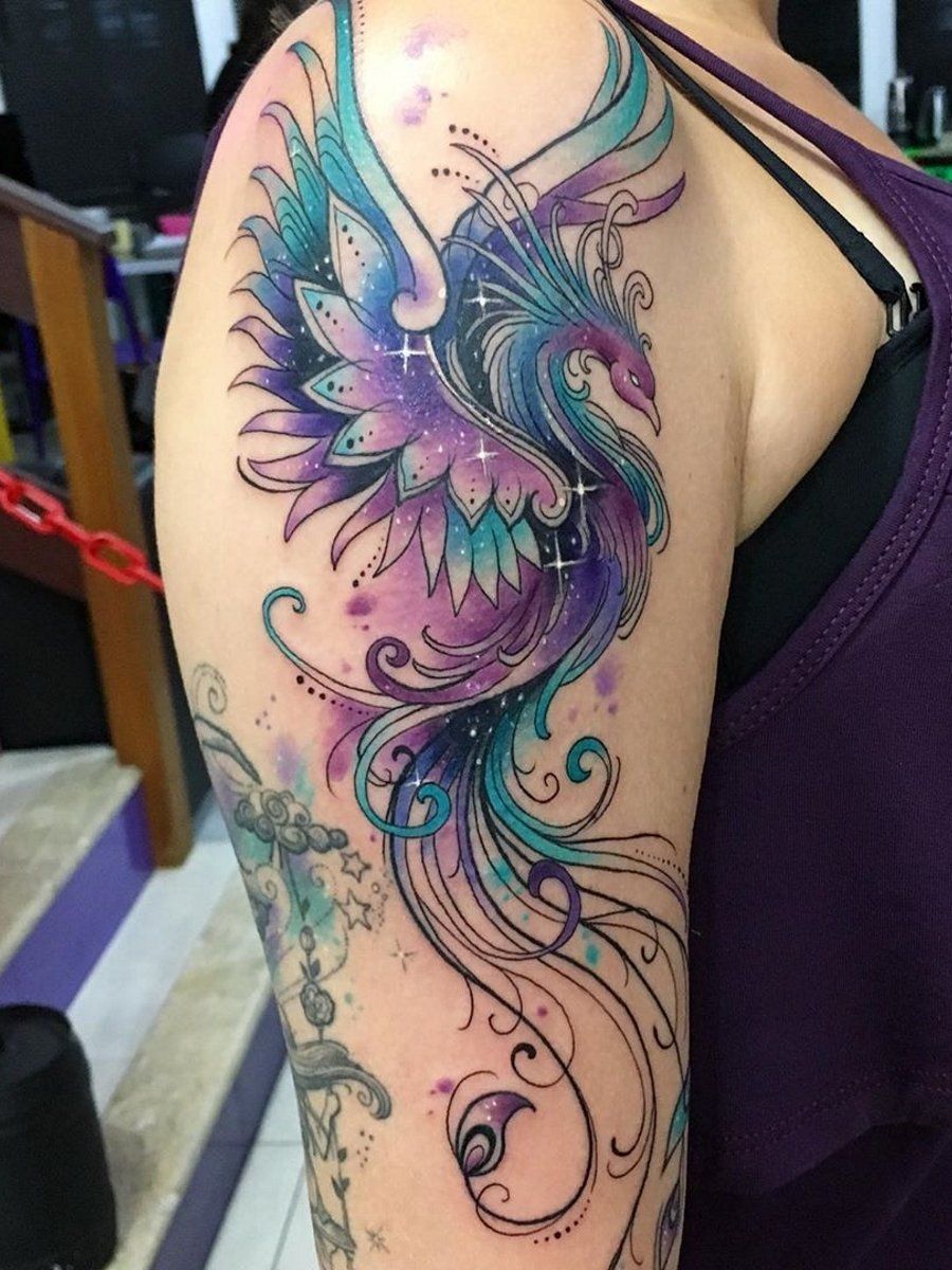 Is a phoenix a feminine tattoo?