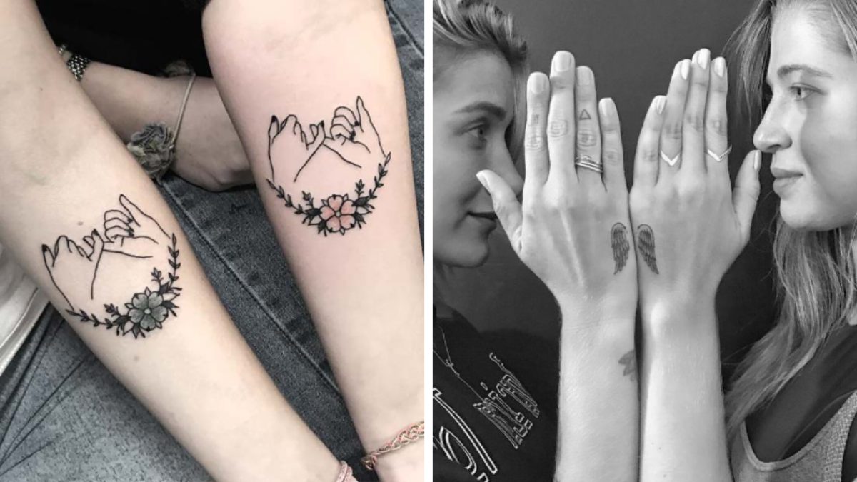 Sister or Best Friend Tattoo  Friend tattoos Tattoos for daughters  Matching best friend tattoos