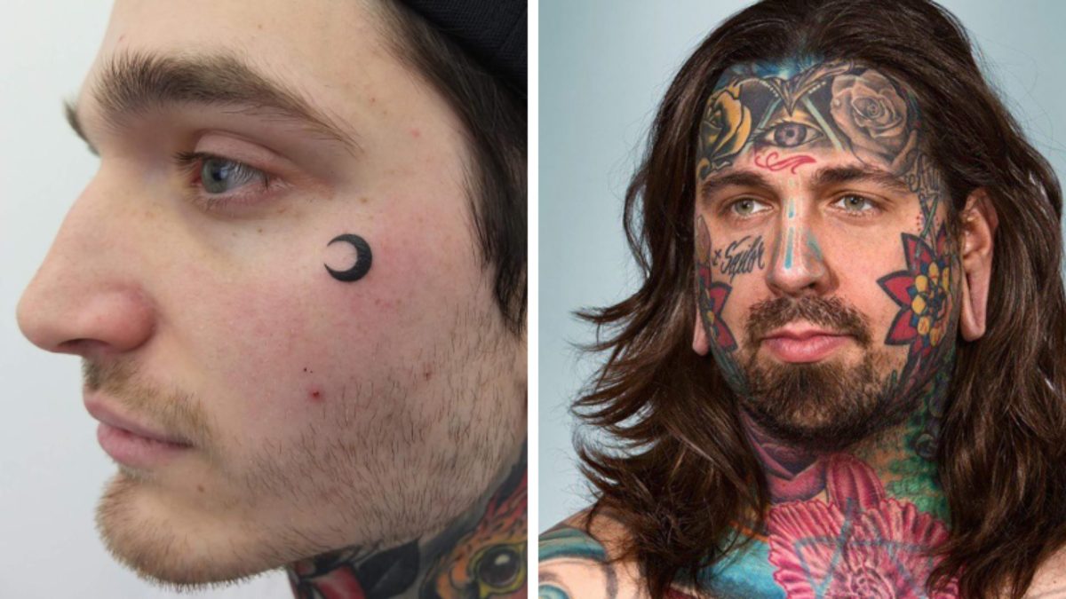 27 of the coolest face tattoo ideas - ❤️ Онлайн блог о тату IdeasTattoo
