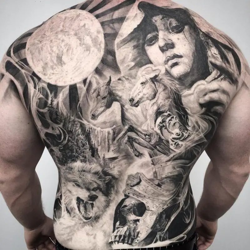 101 Stylish Back Tattoos For Men in 2023