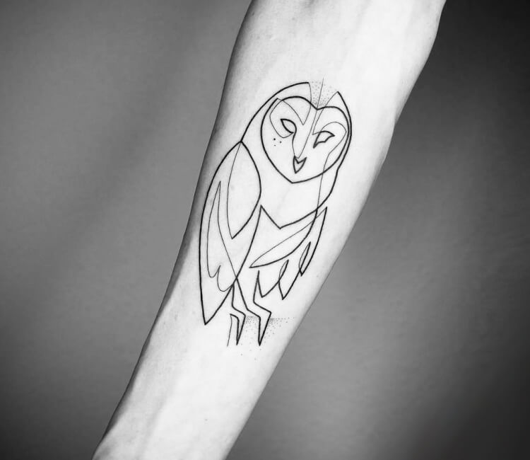 Update more than 77 minimal owl tattoo latest  thtantai2