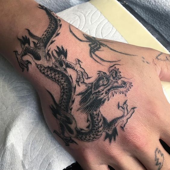 chinese dragon in HandPoked Tattoos  Search in 13M Tattoos Now   Tattoodo