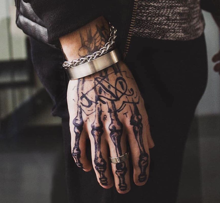 50 Cool  Best Hand Tattoos for Men  BAOSPACE