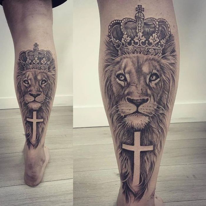 Lion cross tattoo by kimestanil on DeviantArt