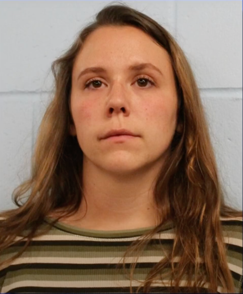 Madison Bergmann was arrested Wednesday for allegedly 
