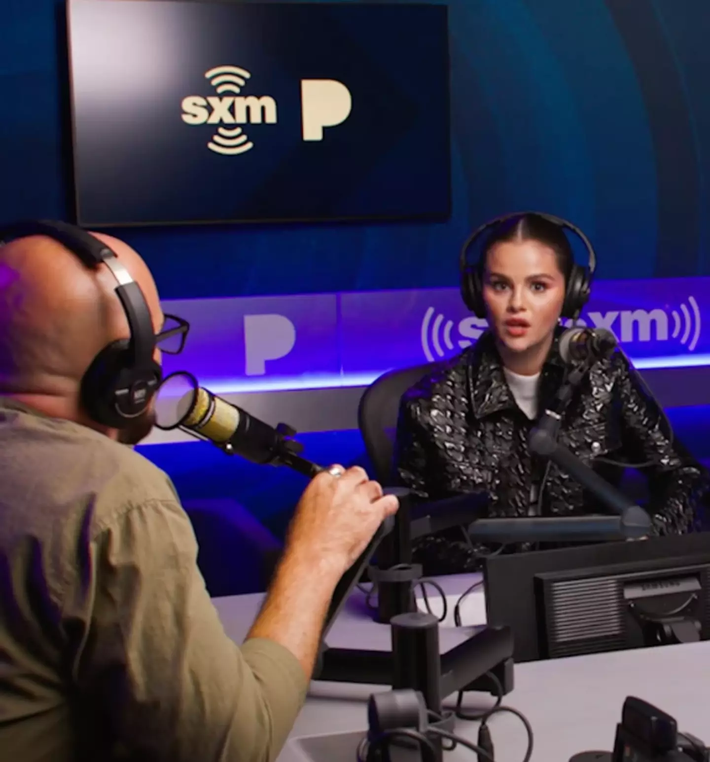 After some prodding from the hosts, Selena Gomez explained what her ‘X, Yand Z’ conditions were for dating. (SiriusXM)