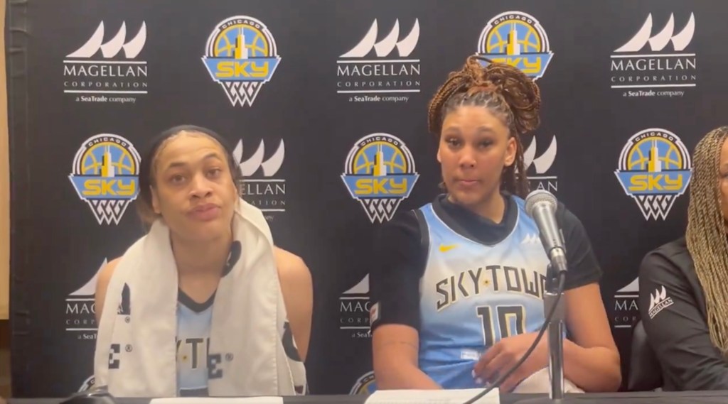 Chennedy Carter refused to answer questions about Caitlin Clark after Saturday