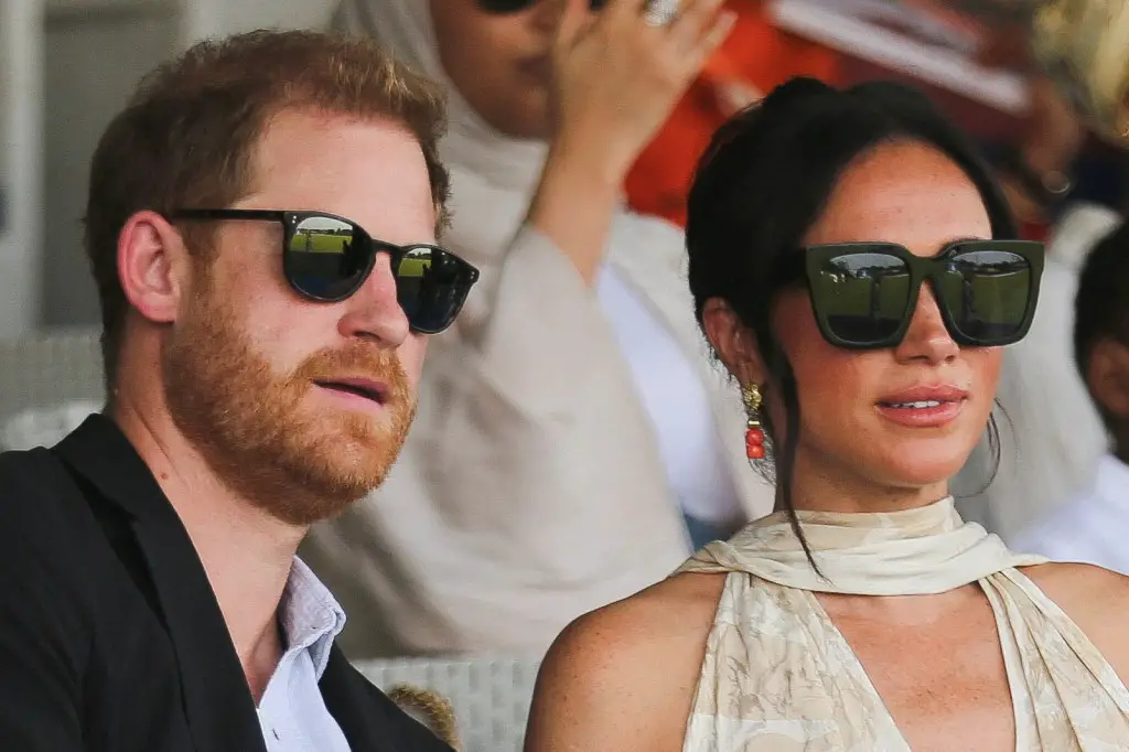 Prince Harry, Duke of Sussex and Meghan, Duchess of Sussex attending a polo fundraiser event in Lagos, Nigeria