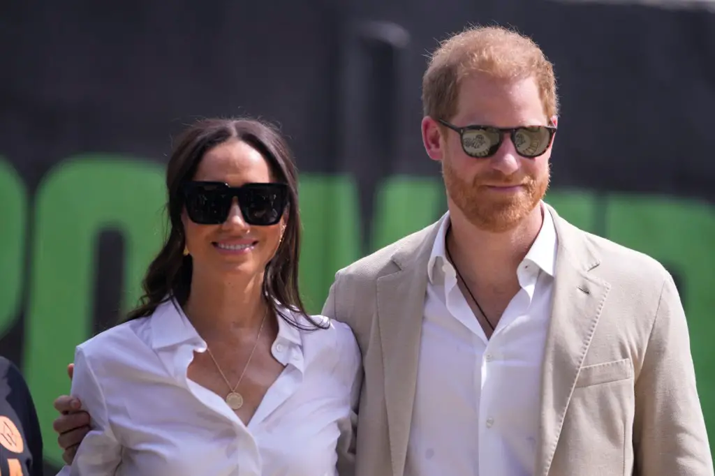 Meghan Markle with Prince Harry. 