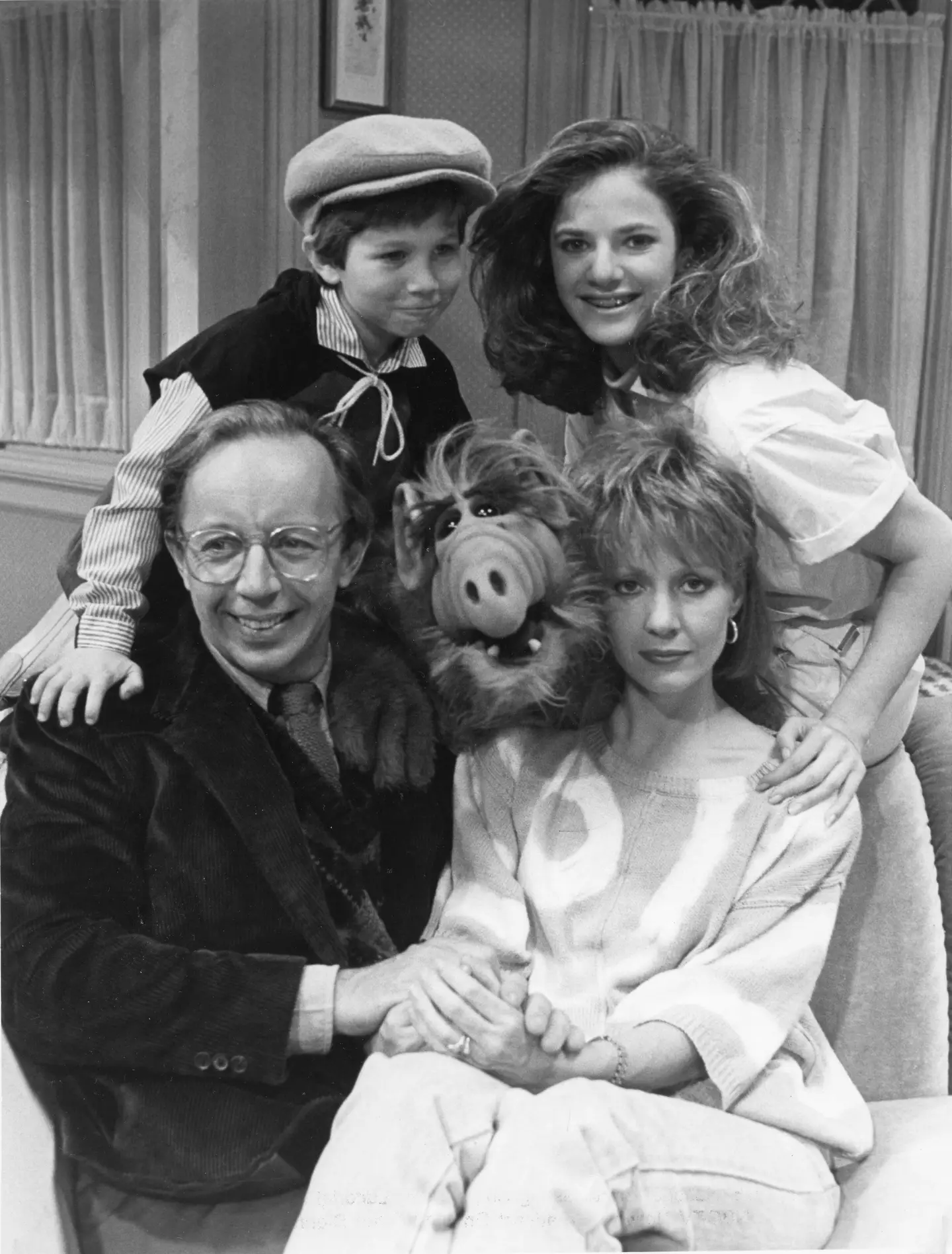 The actor played Brian Tanner in ALF (top left). (Michael Ochs Archives/Getty Images)