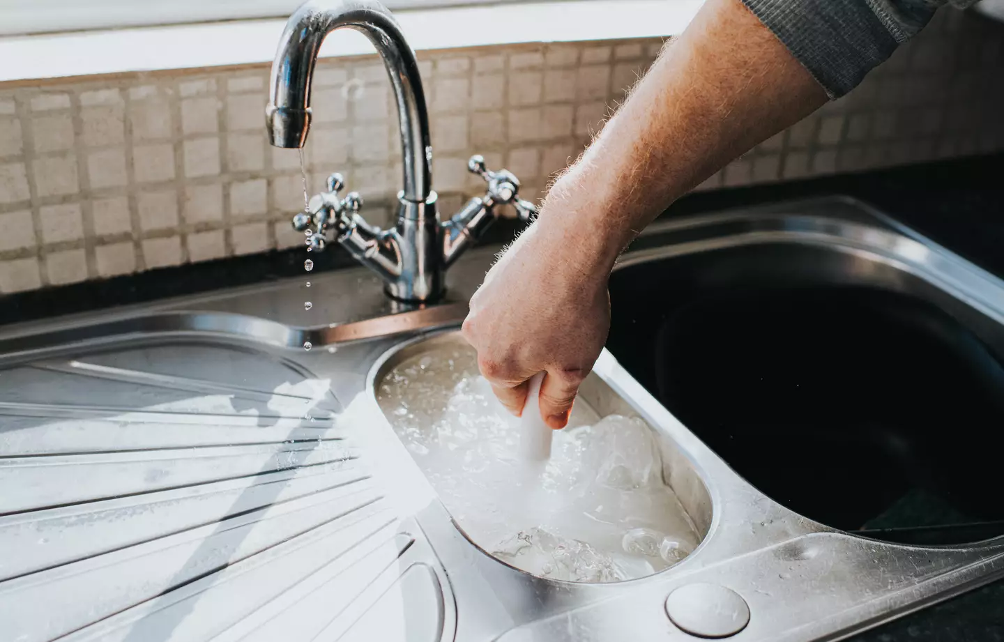 Some people have been mixing their drinks in their sinks (Getty Stock Images/ Catherine Falls Commercial) 