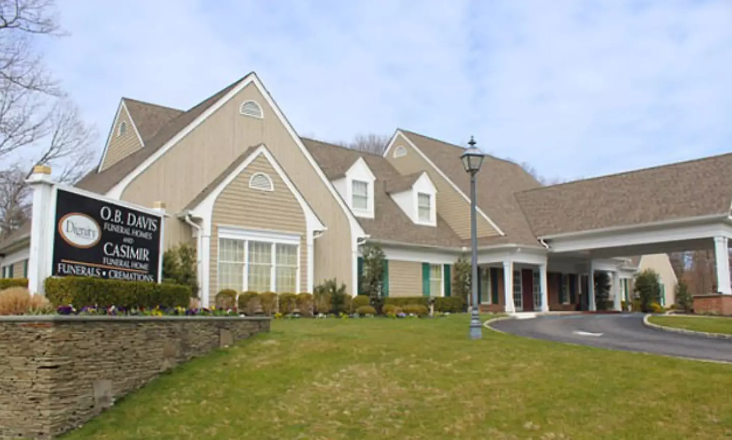 The funeral home where Balducci was found alive. (Casimir Funeral Home)