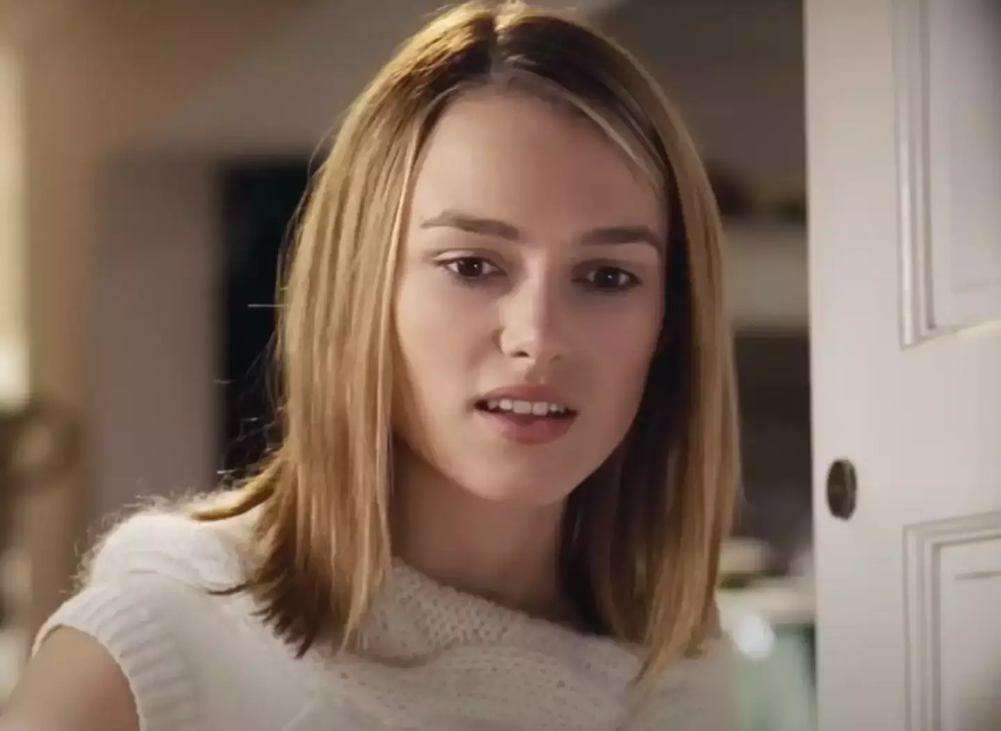 Keira Knightley shares Love Actually scene she had to reshoot at 17 for