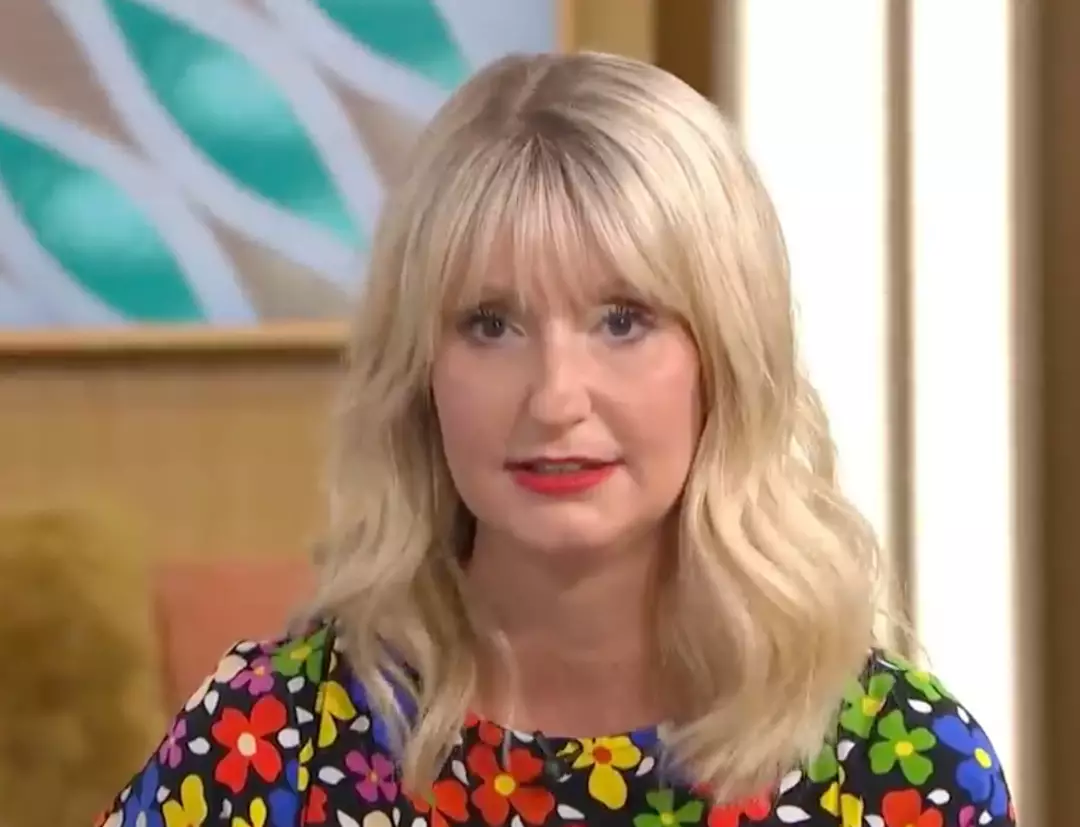 A woman discusses her ex-husband