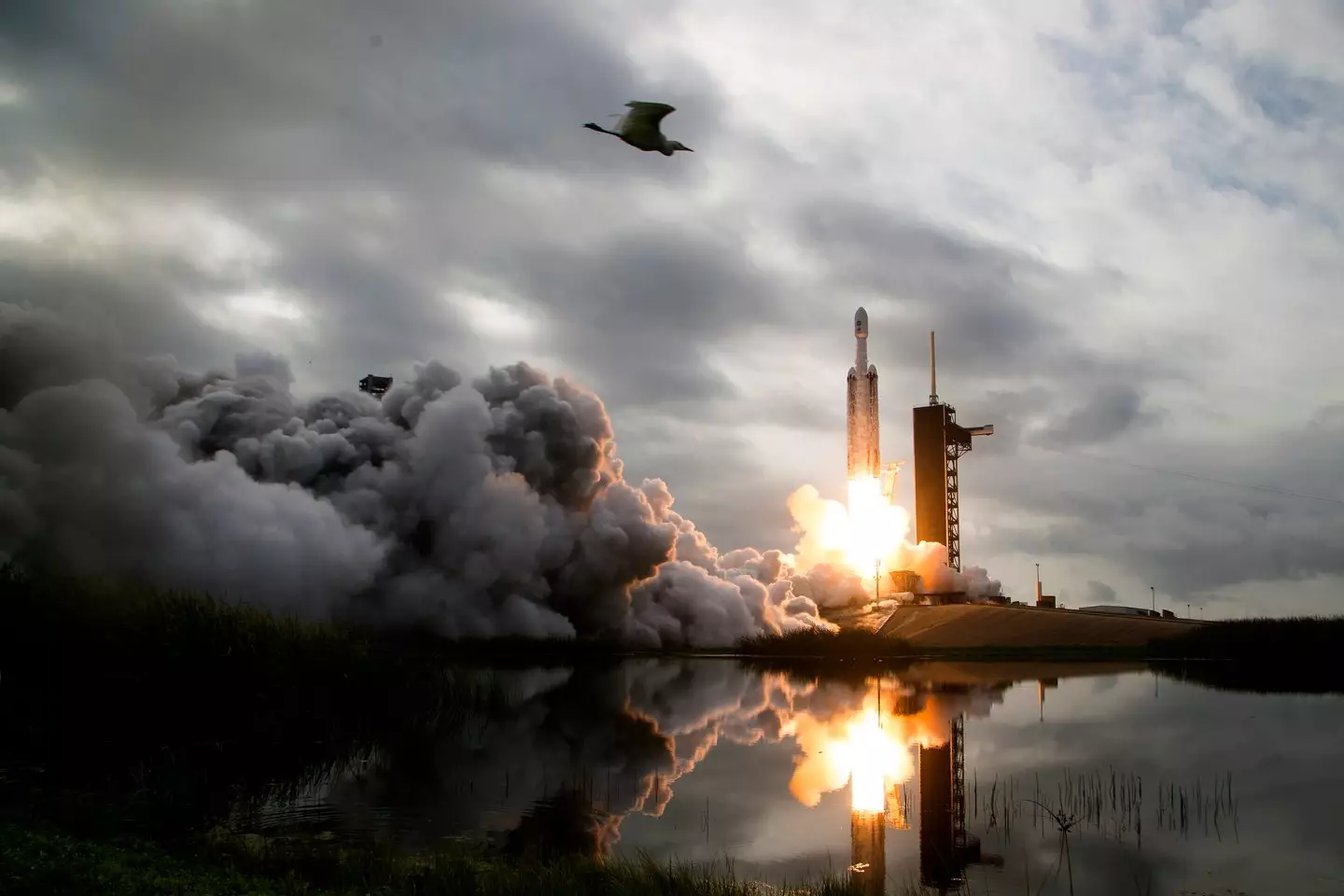 Psyche spacecraft launch (Aubrey Gemignani/NASA via Getty Images)