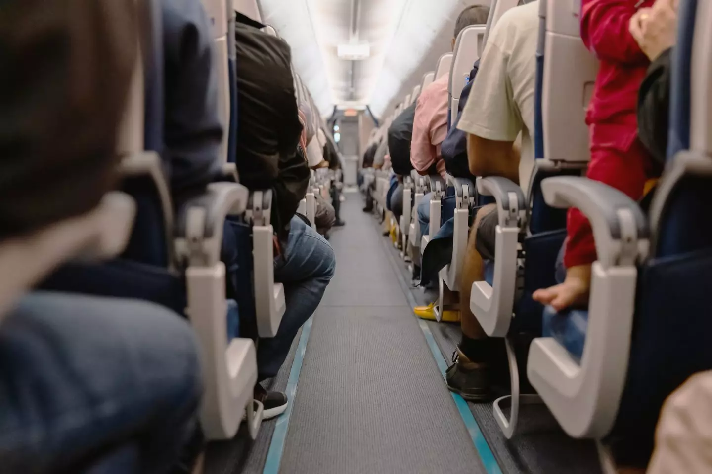 The freelancer bumped into her manager on a flight. (Getty Stock Image)